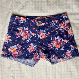 🌺Squeeze Floral Denim Girls shorts